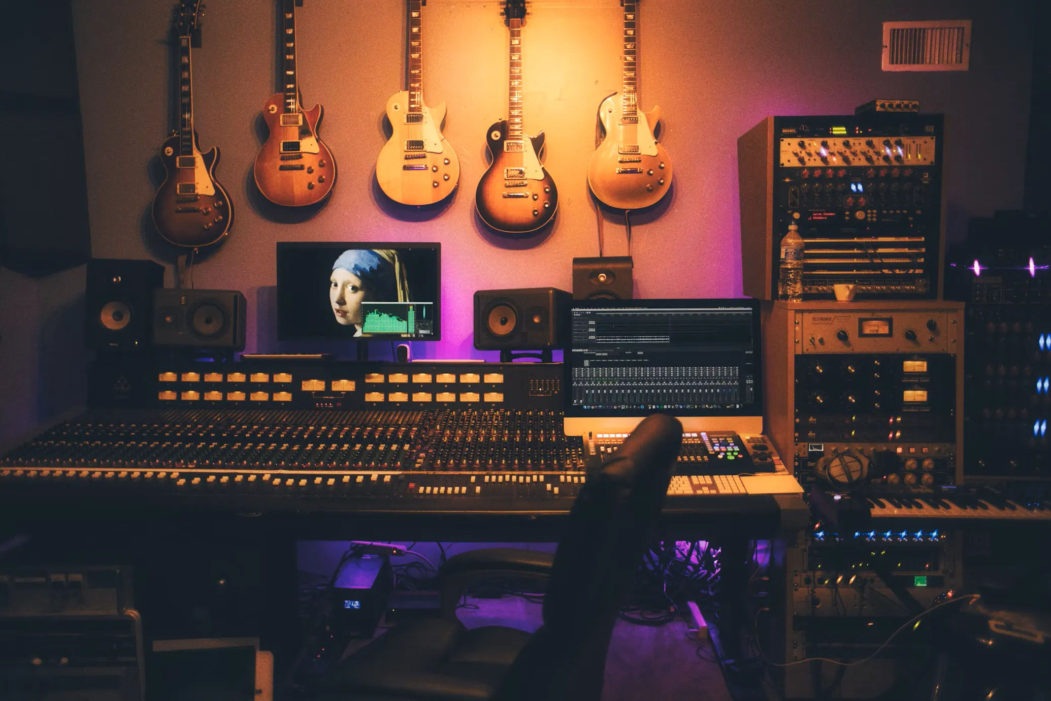 Professional recording studio and creative workspace